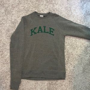 NEVER WORN KALE crewneck sweatshirt